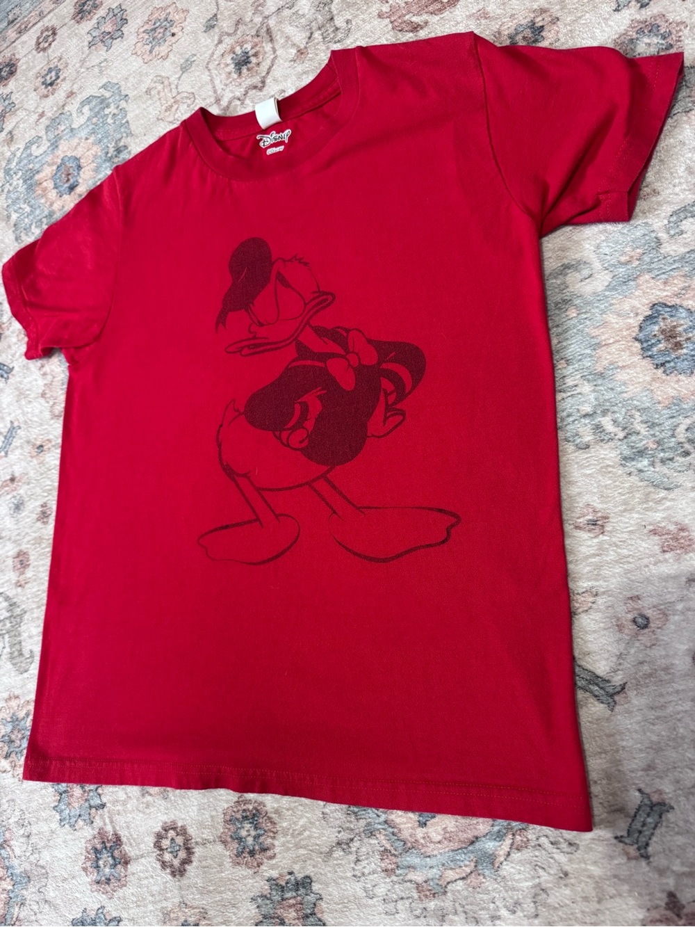 Vintage-Style Disney Donald Duck Graphic T-Shirt – Youth Large